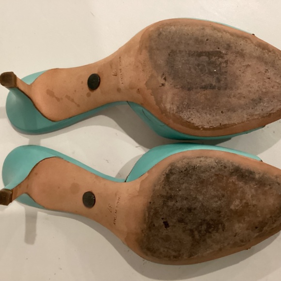 Emilio Pucci low heel floral slides GORGEOUS 37 6.5 - Picture 14 of 14